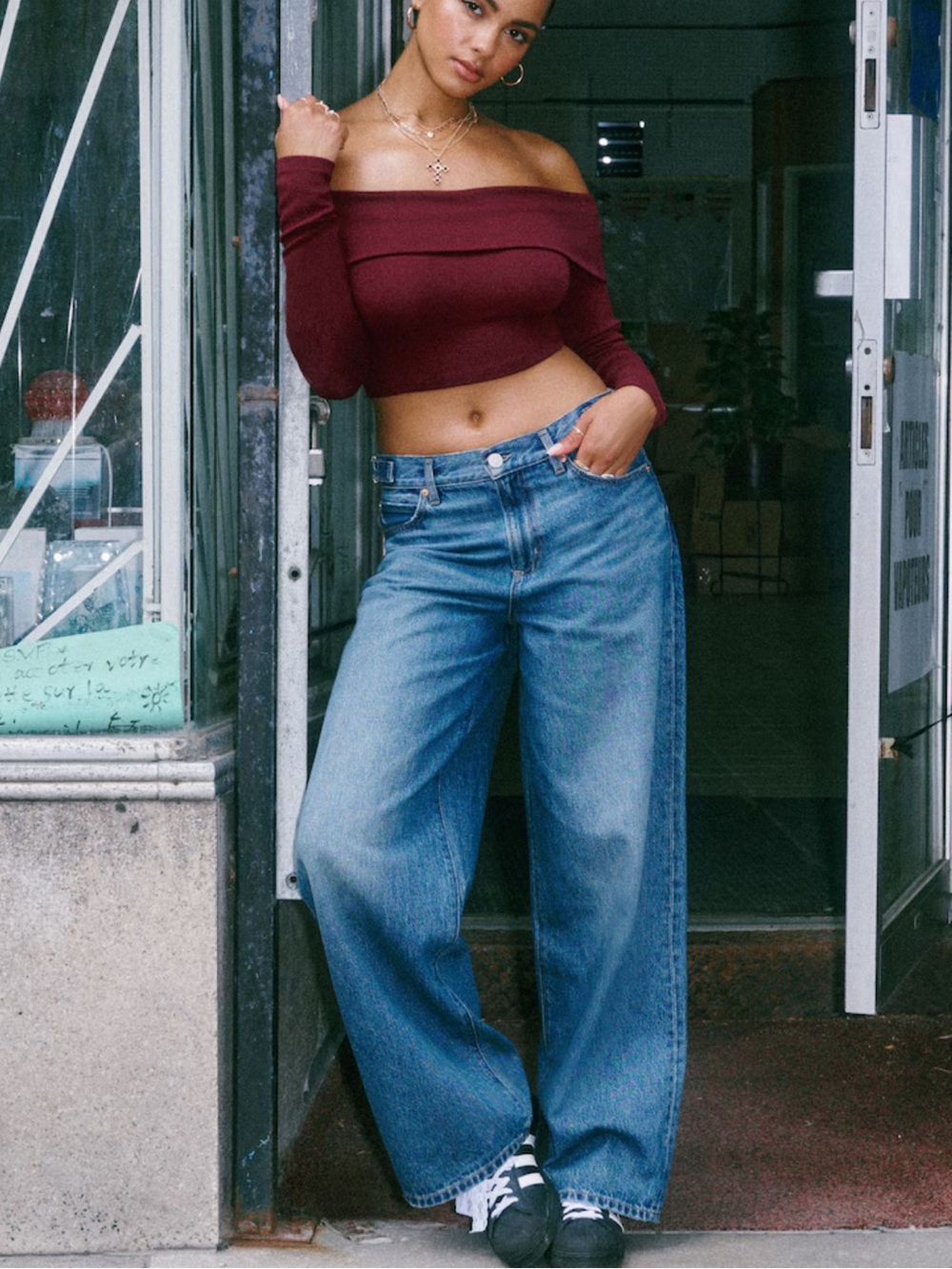 Garage Mega Jeans with Adjustable Buckle Waist